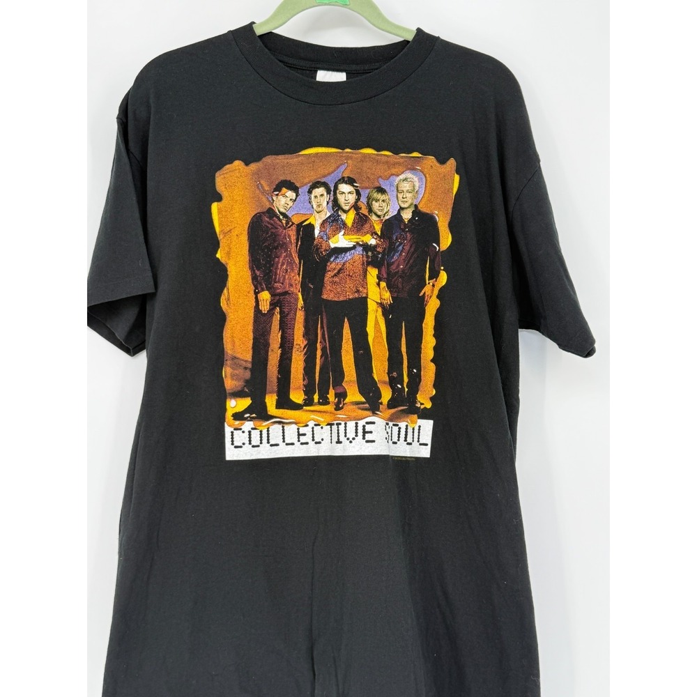 Collective Soul Dosage Tour Shirt XL Black Band Tee Vintage Anvil 90s
